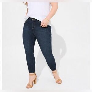 Torrid Bombshell Skinny Blue Jeans